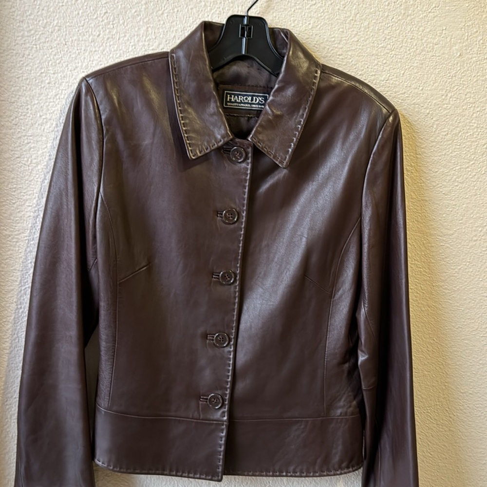 Gorgeous Brown Leather Jacket - image 5